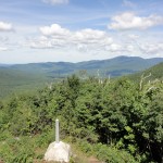 A view north from the US boundry marker Journey's End