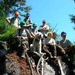 inauguaration of Split Rock Trail 016 Destination achieved. Split Rock on 7/15/11
