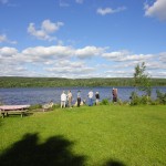 The rest of the group hanging out by the pond. A perfect day all around.