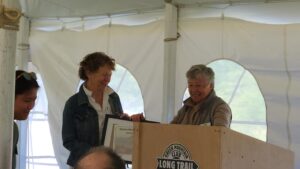 Cathi Brooks receiving President's Award at GMC Annual Meeting - June 15, 2024