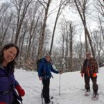 A snowshoe hike on the Bartlett Mountain Loop with Beth, Barb, Paul, and John