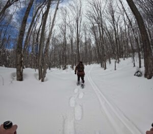 Paul Breaking Trail - Bartlett Mountain Loop - March 24,2026