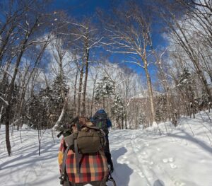 Paul and Barb on the Bartlett Mountain Loop - March 24, 2026