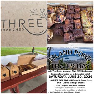 Island Pond Trails Day, June 20, 2026