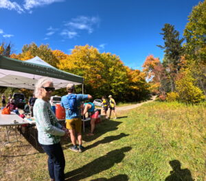 Carol at Mad Brook Station